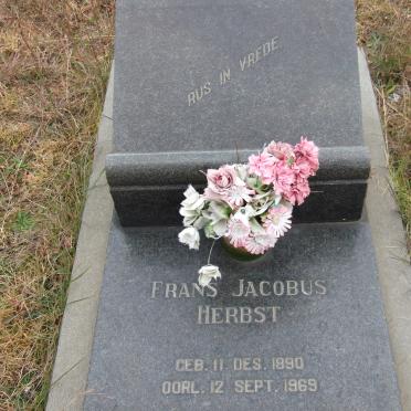 HERBST Frans Jacobus 1890-1969