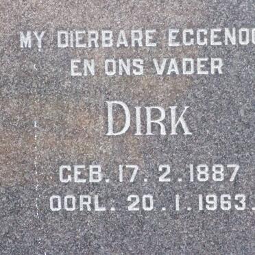 HERBST Dirk 1887-1963 &amp; Rachel Maria Johanna STOOP 1887-1966