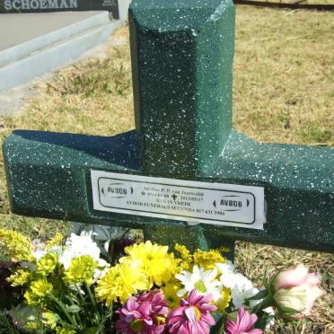 JAARSVELDT Jacobus P.P., van 1944-2013