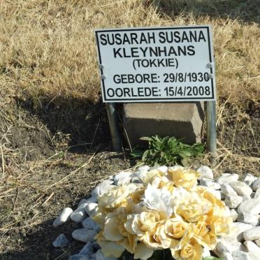 KLEYNHANS Susarah Susana 1930-2008