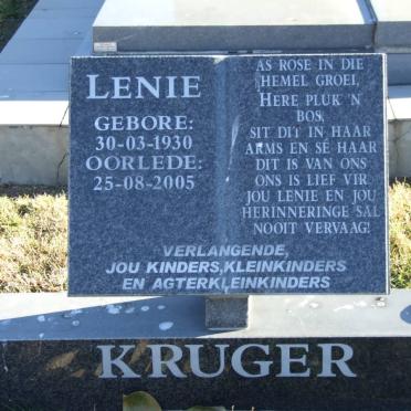 KRUGER Lenie 1930-2005