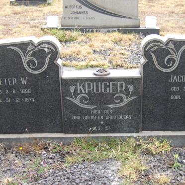 KRUGER Pieter W. 1898-1974 &amp; Jacomina H. 1904-1982