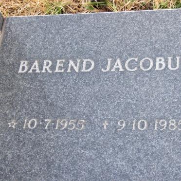 LIEBENBERG Barend Jacobus 1955-1985