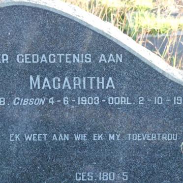 MEYER Lucas Johannes 1903-1965 &amp; Magaritha GIBSON 1905-1975 