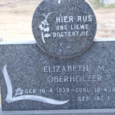 OBERHOLZER Elizabeth M. 1939-1939