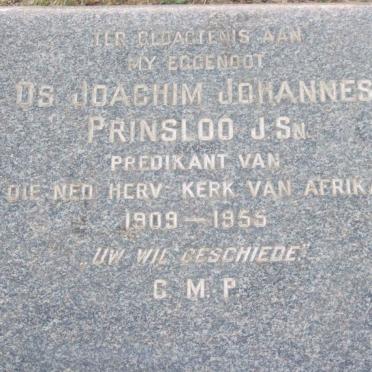 PRINSLOO Joachim Johannes