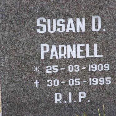 PARNELL Susan D. 1909-1995