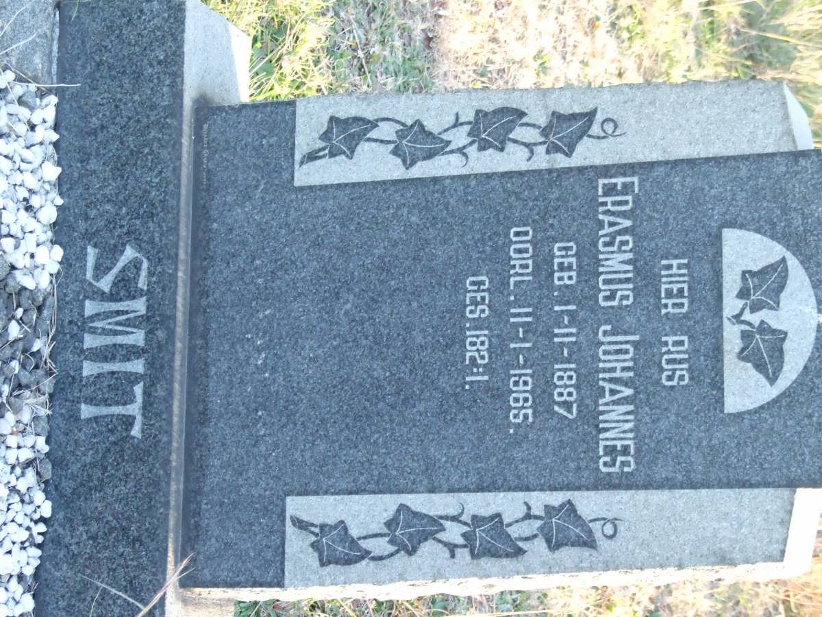 SMIT Erasmus Johannes 1887-1965