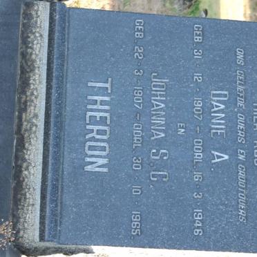 THERON Danie A. 1907-1946 &amp; Johanna S.C. 1907-1965
