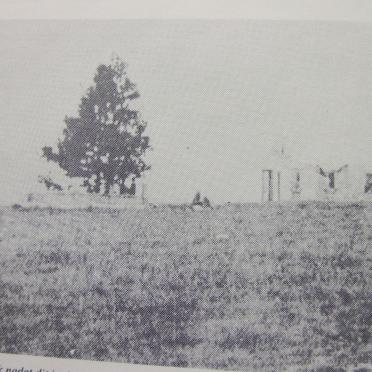 1. The cemetery near the ruins of the church that was destroyed during the Anglo Boer War