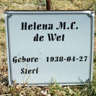 WET Helena M.C., de 1938-