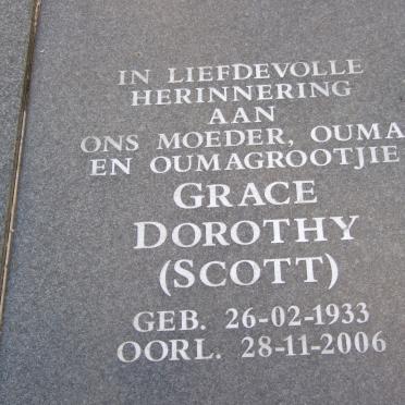 WYNGAARD Jacobus Frederick, van 1928-1986 &amp; Grace Dorothy SCOTT 1933-2006 
