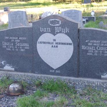 WYK Michael Christiaan, van 1883-1948 &amp; Engela Susanna VAN WYK 1883-1967 