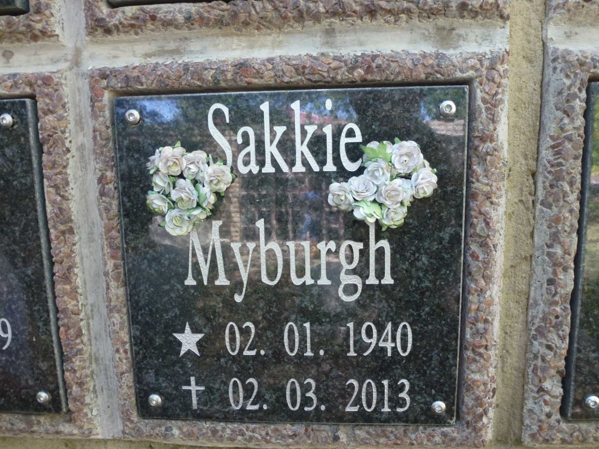 MYBURGH Sakkie 1940-2013