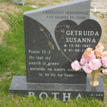 BOTHA Getruida Susanna 1947-20??