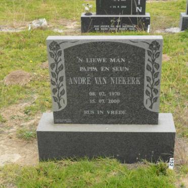 NIEKERK André, van 1970-2000