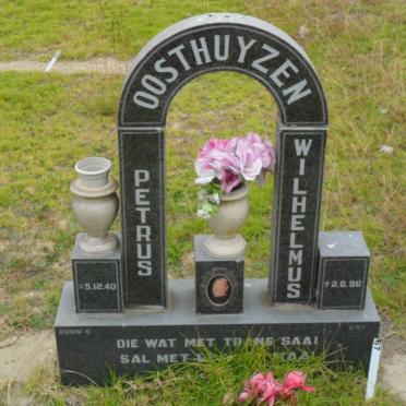 OOSHUYZEN Petrus Wilhelmus 1940-1996