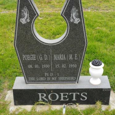 ROETS G.D. 1930 &amp; M.E. 1950