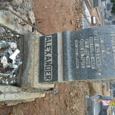 ALEXANDER David -1916