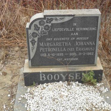 BOOYSEN Margaretha Johanna Petronella nee ERASMUS 1895-1962