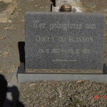 BUISSON Dolly, du 1903-1976