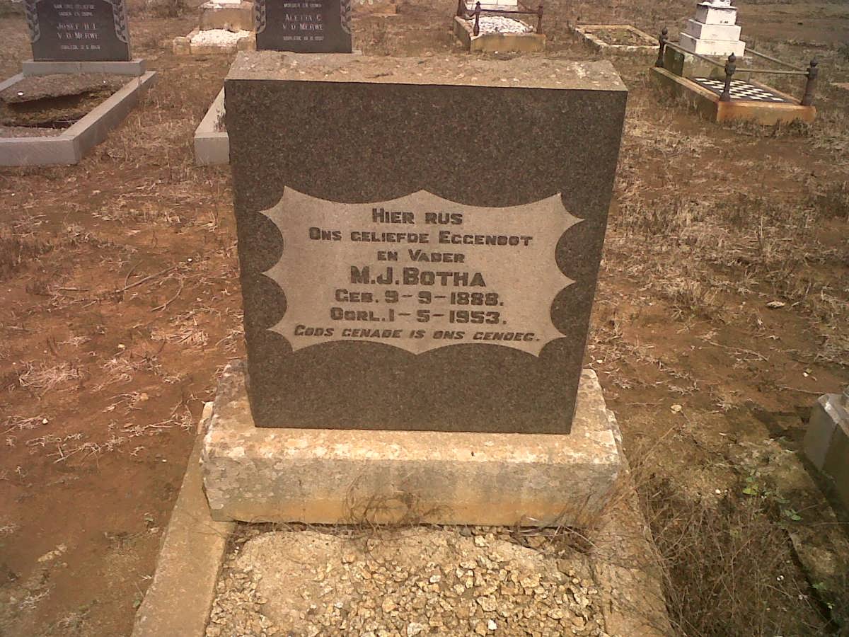 BOTHA M.J. 1888-1953