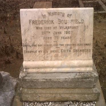 BOUSFIELD Frederick -1926