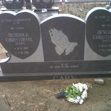 CARY Hendrick Christoffel 1919-1986 :: CARY Hendrick Christoffel 1959-1989