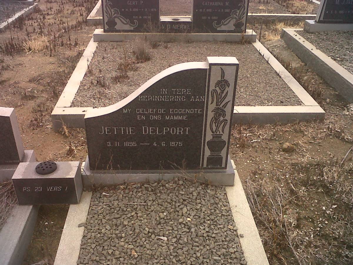 DELPORT Jettie 1895-1975