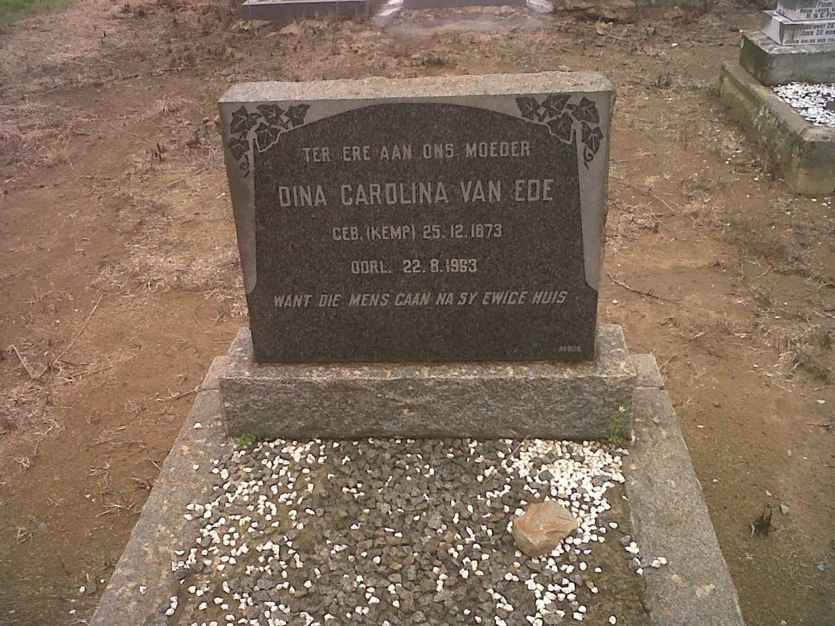 EDE Dina Carolina, van nee KEMP 1873-1963
