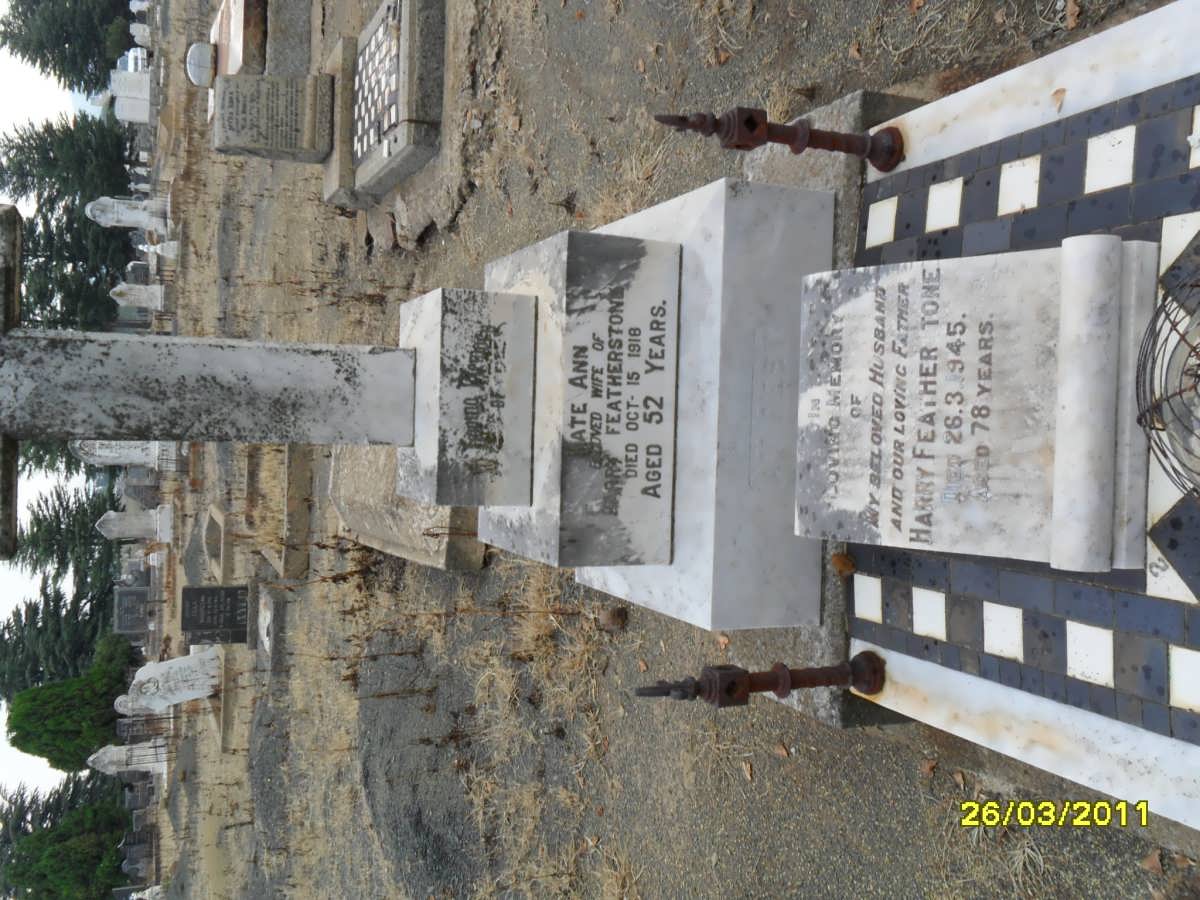 FEATHERSTONE Harry -1945 &amp; Kate Ann -1918