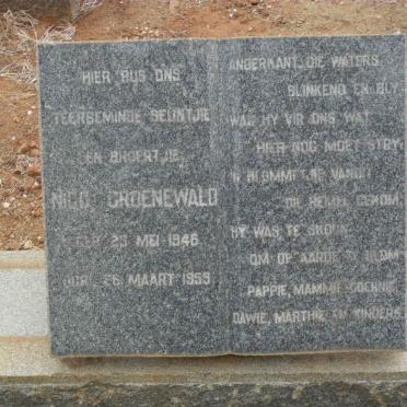 GROENEWALD Nico 1946-1959