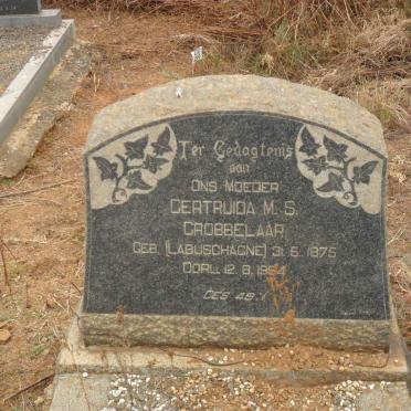 GROBBELAAR Gertruida M.S. nee LABUSCHAGNE 1875-1954