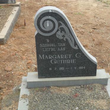 GUTHRIE Margaret C. 1913-1984