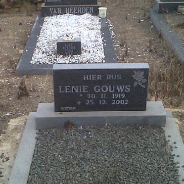 GOUWS Lenie 1919-2002