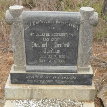 JORDAAN Machiel Hendrik 1930-1966