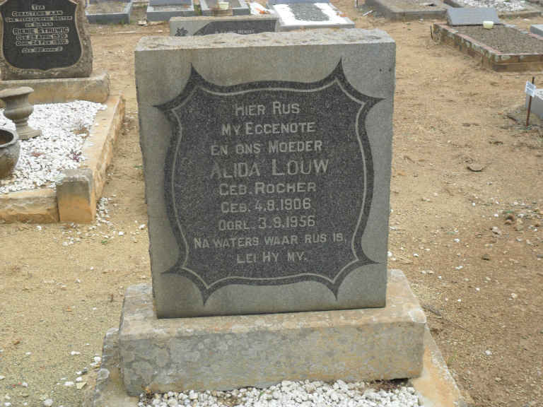 LOUW Alida nee ROCHER 1906-1956