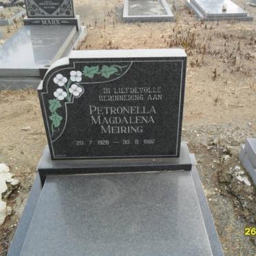 MEIRING Petronella Magdalena 1928-1992