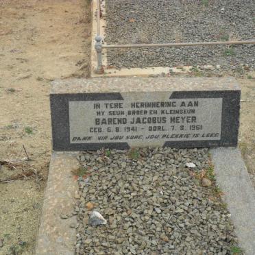 MEYER Barend Jacobus 1941-1961