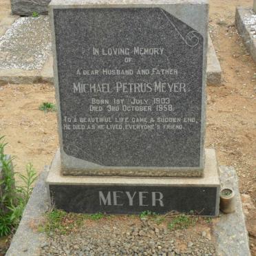 MEYER Michael Petrus 1903-1958