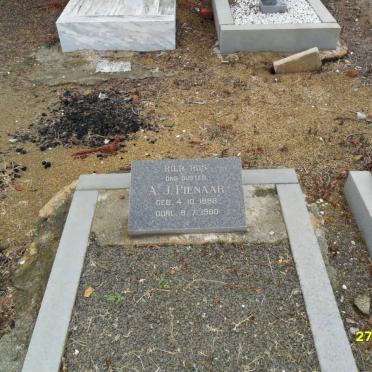 PIENAAR A.J. 1898-1980