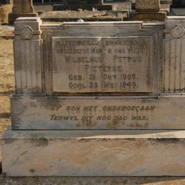 PIETERSE Wilhelmus Petrus 1905-1940