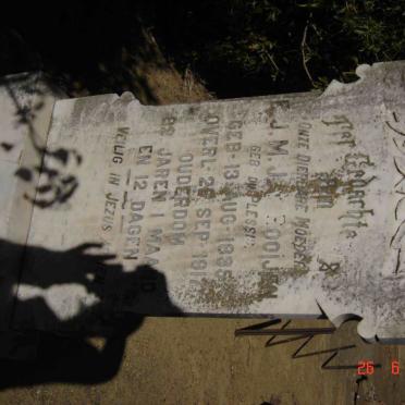 ROOIJEN E.J.M.J., van nee DU PLESSIS 1835-1917