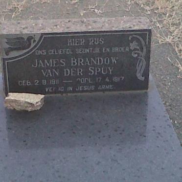 SPUY James Brandow, van der 1911-1917