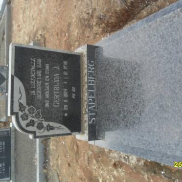 STAPELBERG Gertruida J. 1904-1976