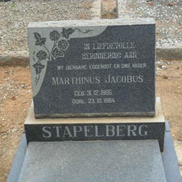 STAPELBERG Marthinus Jacobus 1905-1964