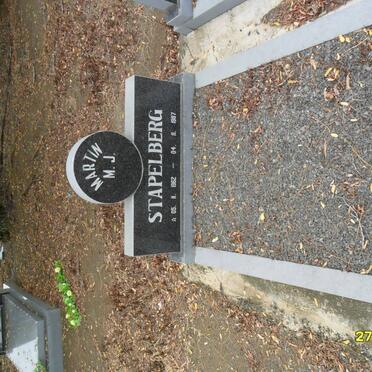 STAPELBERG M.J. 1962-1987