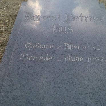 UYS Barend Petrus 1952-1988