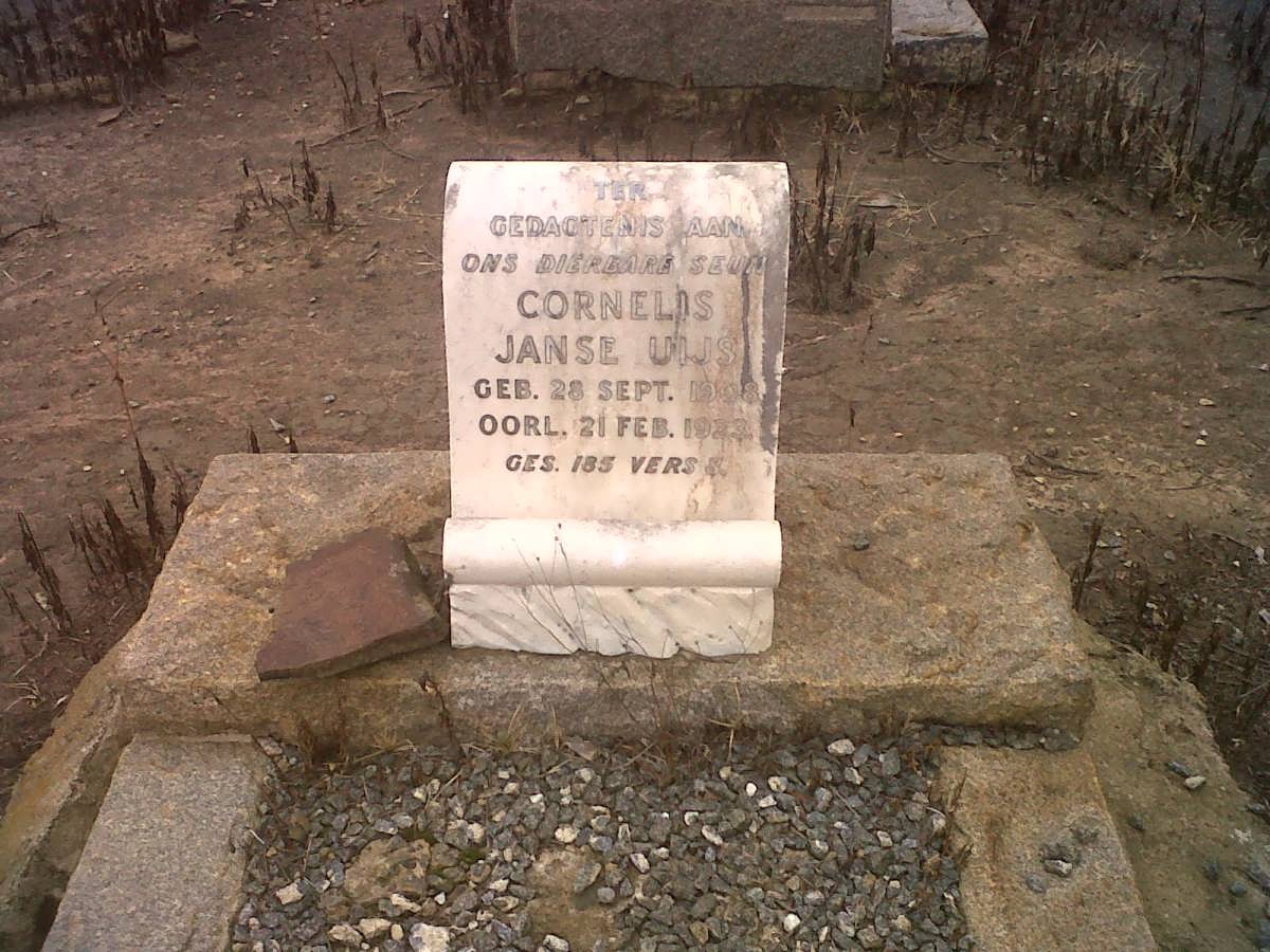 UIJS Cornelis Janse 1908-1923