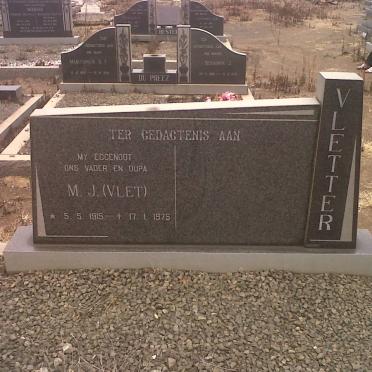 VLETTER M.J. 1915-1975